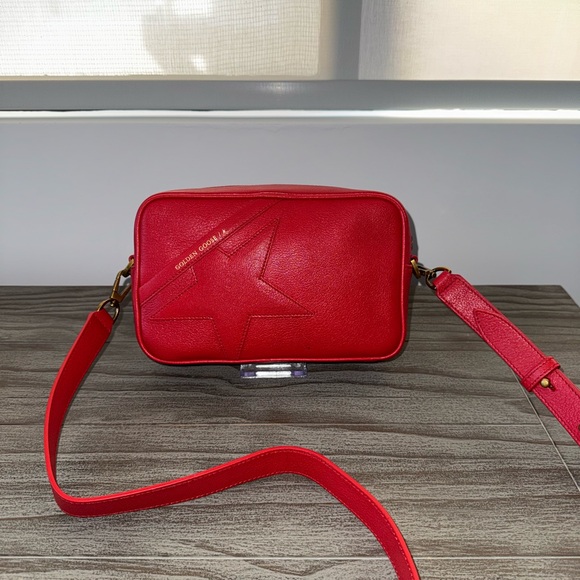 Golden Goose Women’s Star Bag in bright red leather - Picture 12 of 14